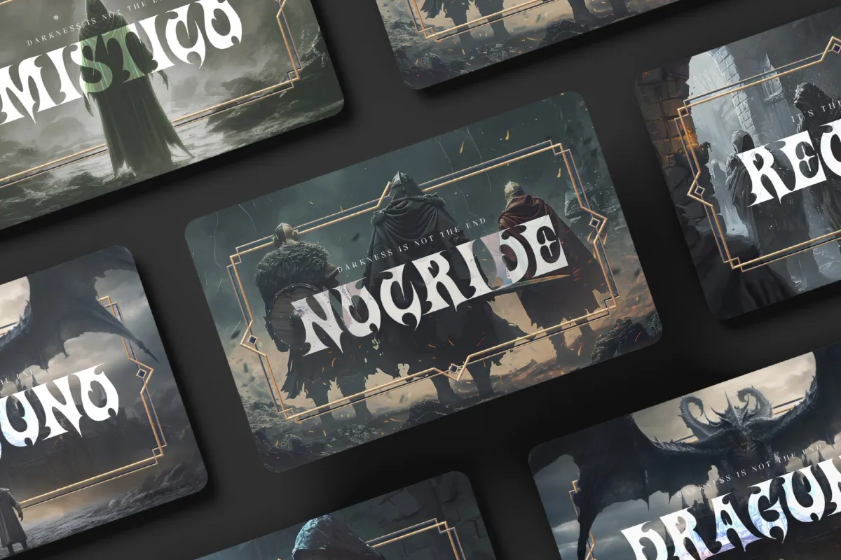 Onemore - Fantasy Game Font