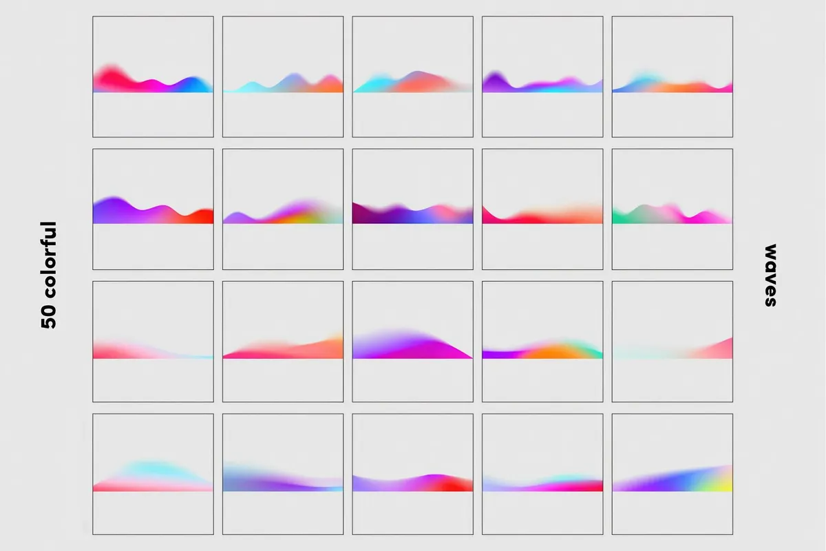 CHROMA Grainy Gradient Waves