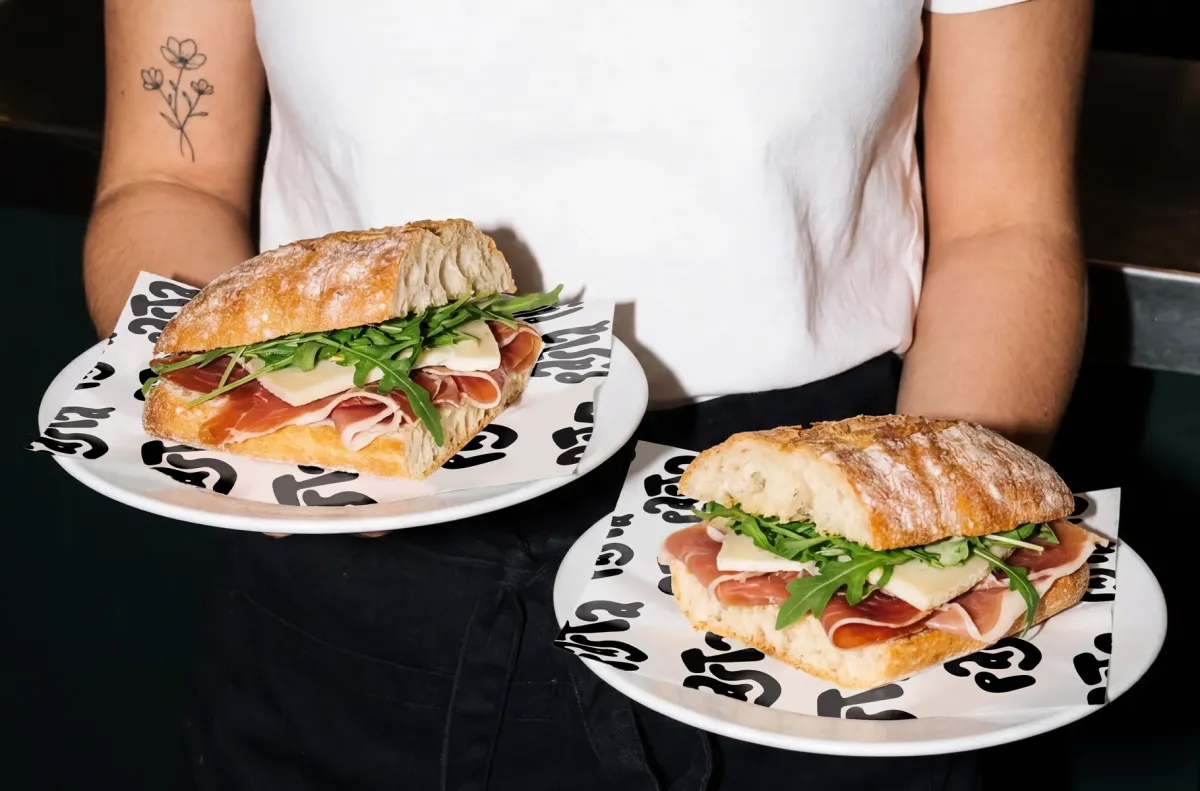 Food Packaging Deli Paper Mockup