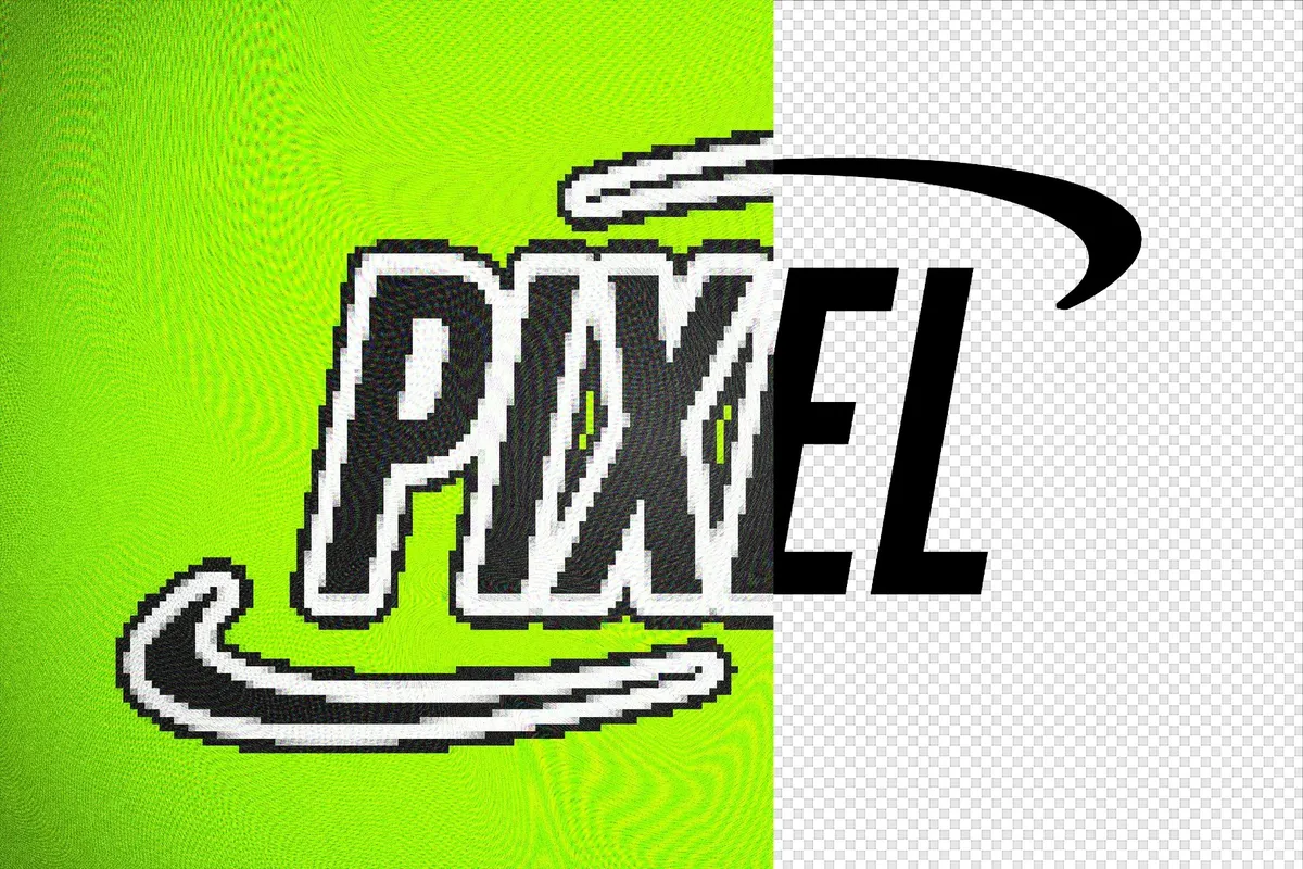Arcade Pixel Text Effect