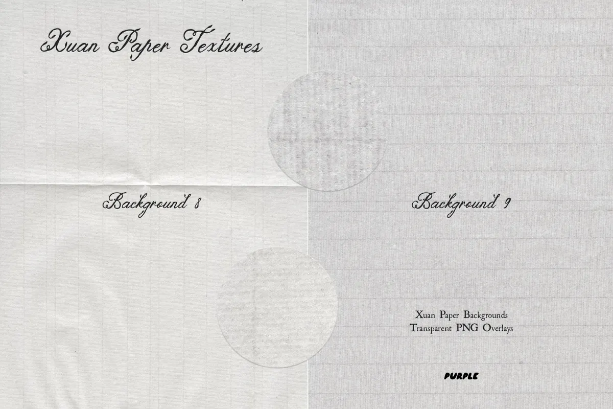 Xuan Paper Textures & Overlays