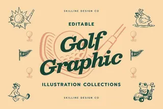 Golf Vintage Logo Templates