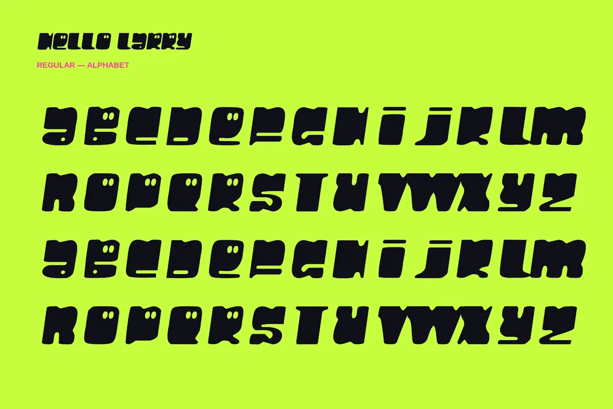 Hello Larry - Free Playful Font