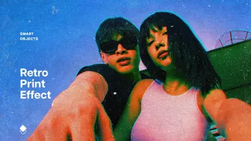 Grunge Print Photo Effect