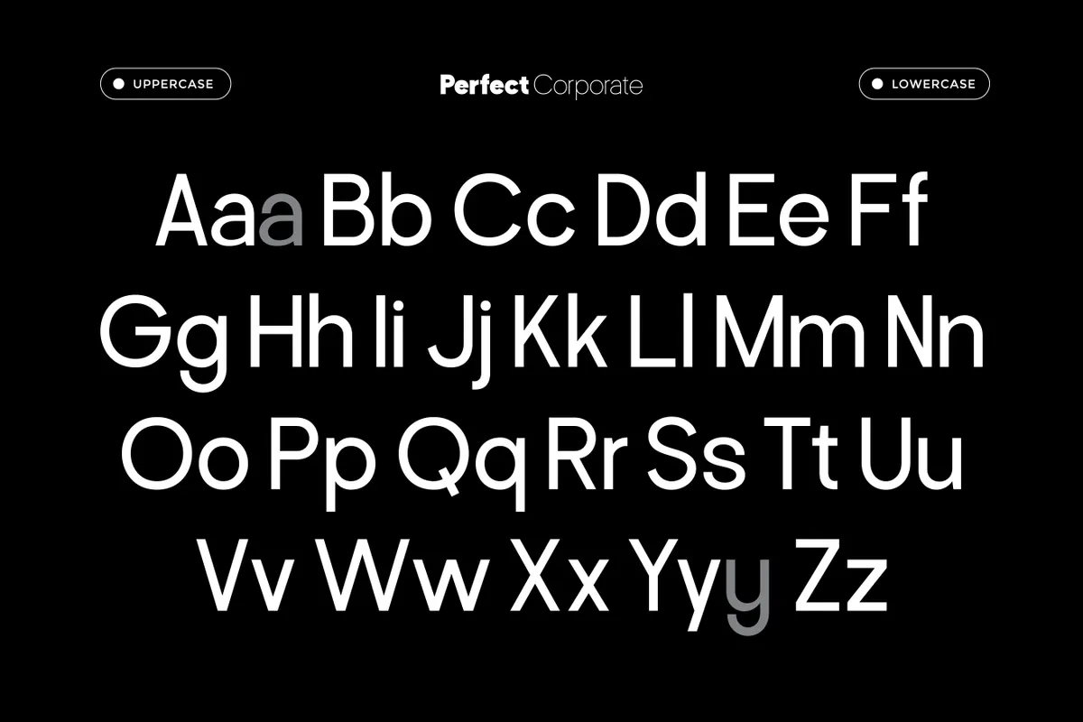 Perfect Corporate Sans Serif Family