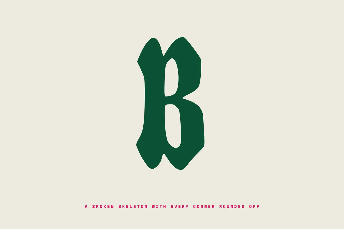Gothic Gumdrop - Free Rounded Blackletter Font