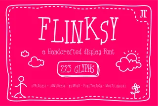 Flinksy - Playful Handdrawn Font