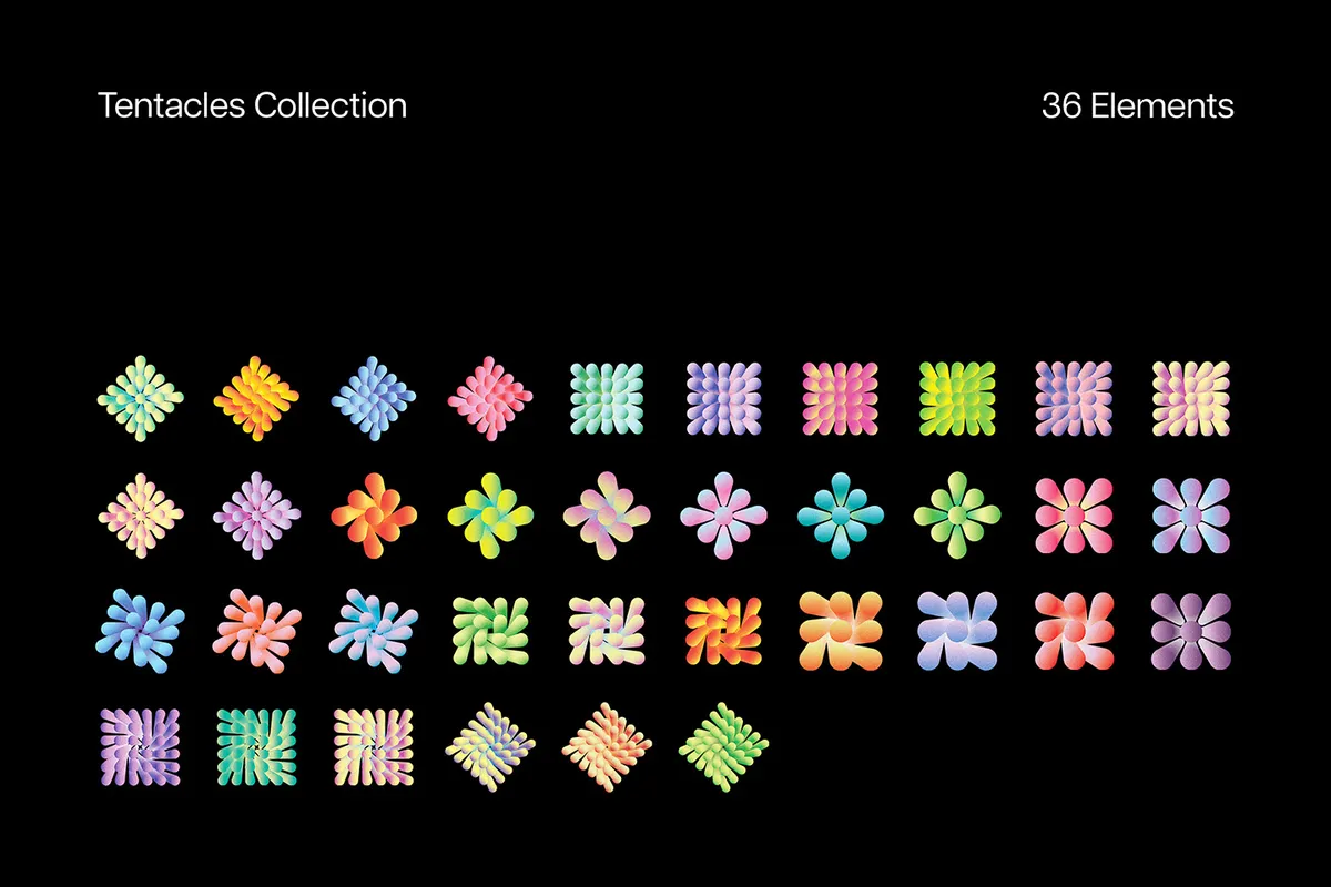 Blender: Gradient Blends Collection