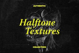 Authentic Halftone Textures