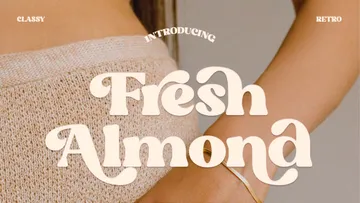 Fresh Almond Serif Font
