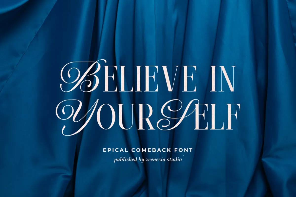 Epical Comeback - Elegant Calligraphy Serif Font