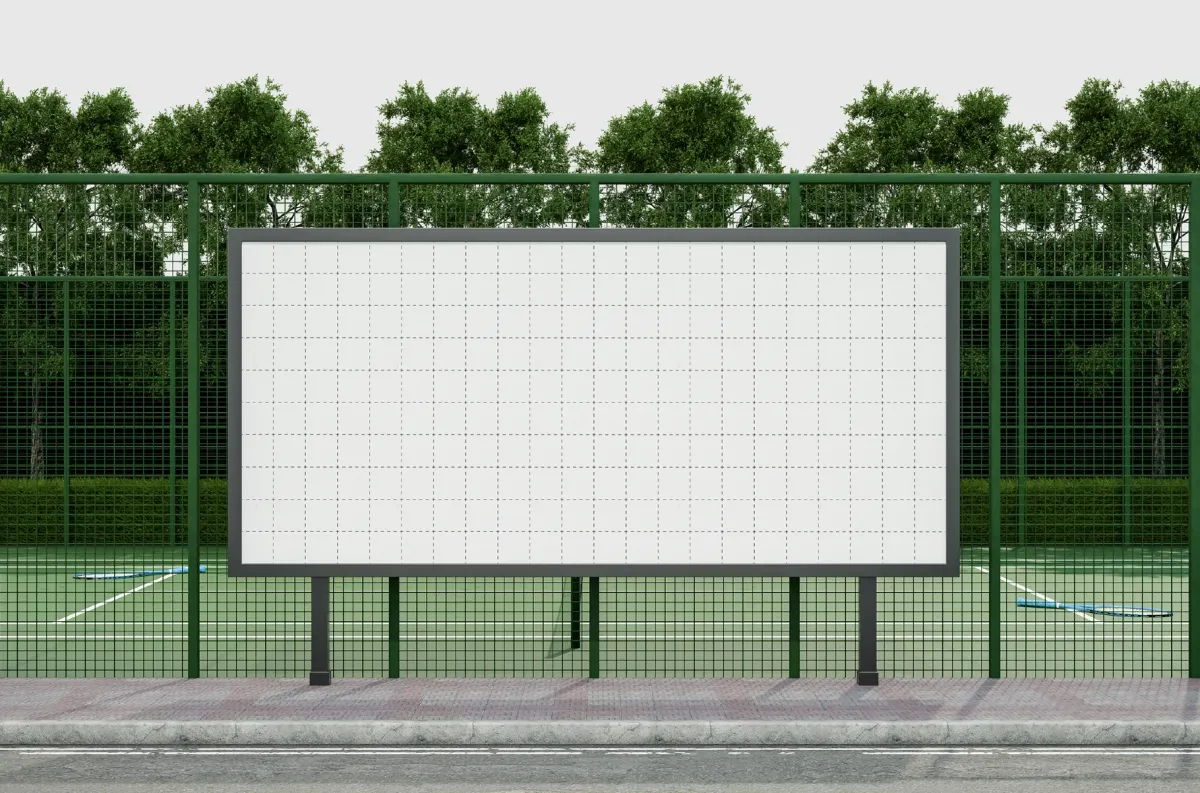 Court Banner Mockup