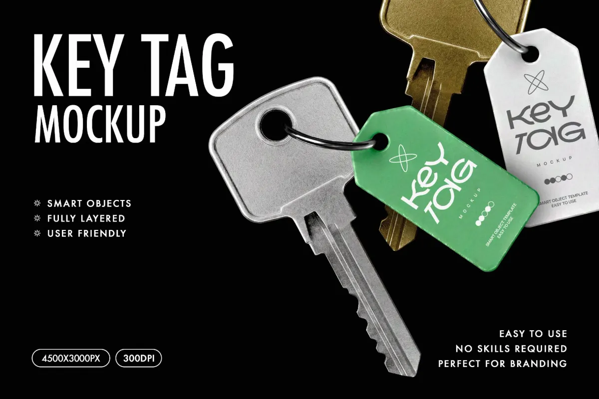 Key Tag Mockup