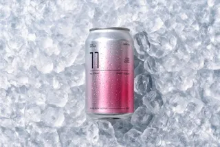 Soda Can Mockup in Ice Cubes