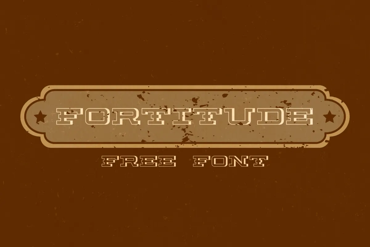Fortitude 3D Font