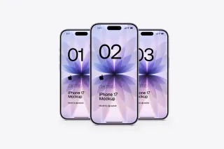 iPhone 17 Mockup | Multi-Screen Showcase