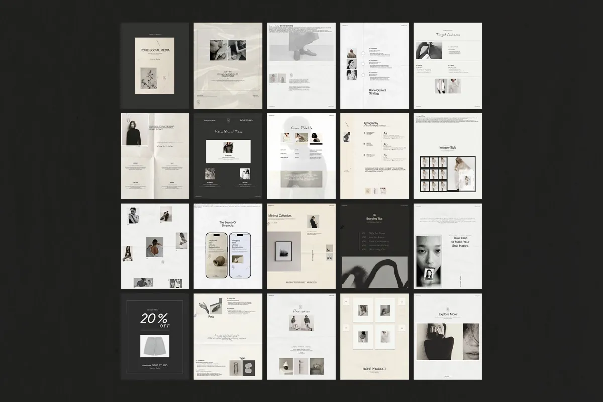Róhe | Luxury Fashion Social Media Template