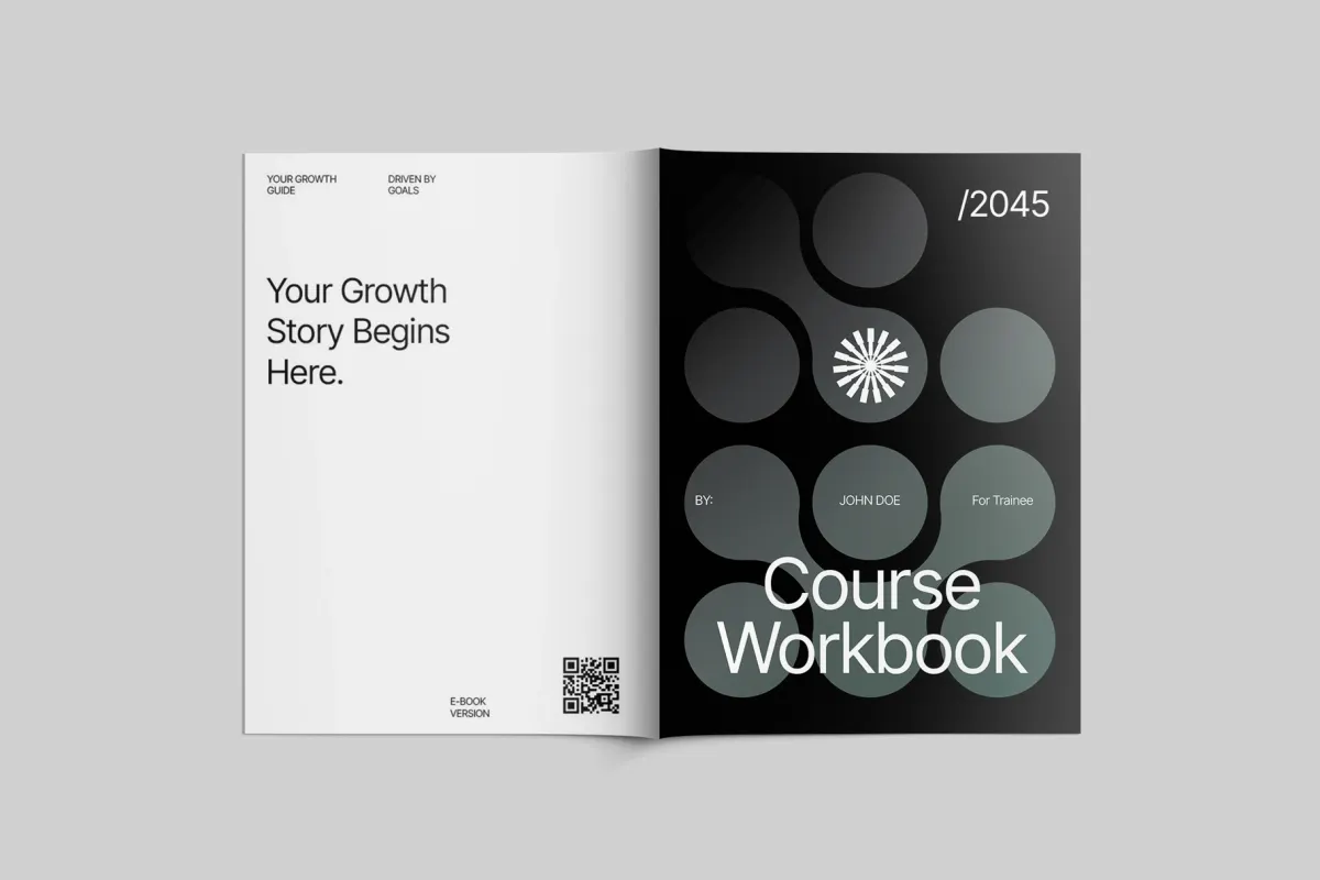 Canva Template - Creative Course Workbook