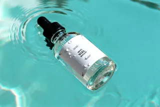 Floating Dropper Bottle Mockup