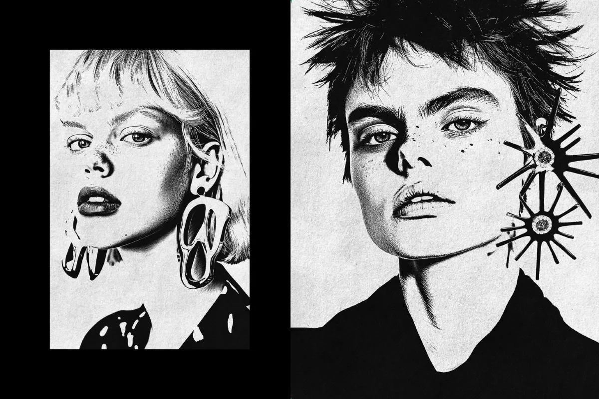 Risoprint Photo Effect