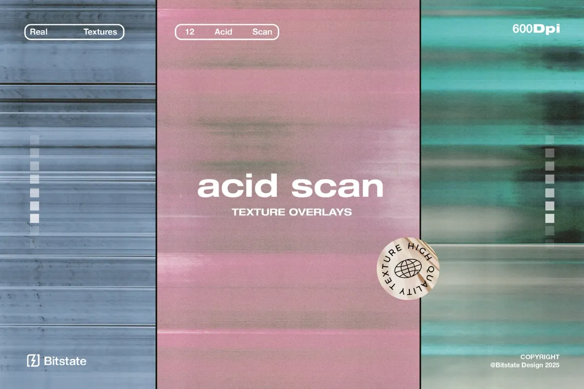 Acid Scan Texture Overlays