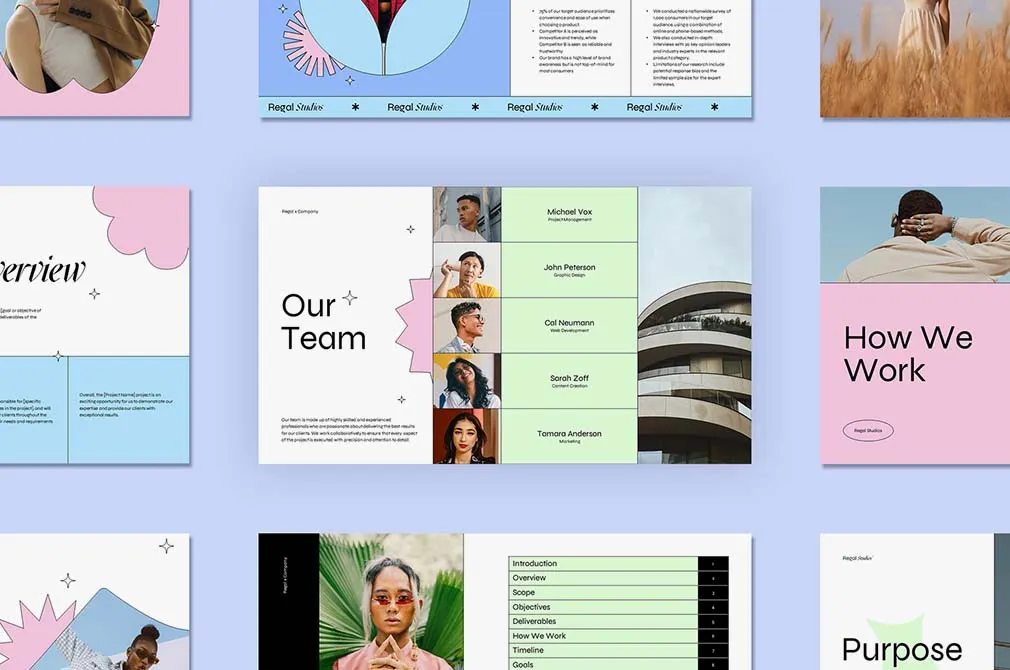 Regal Brand Proposal — Presentation Template