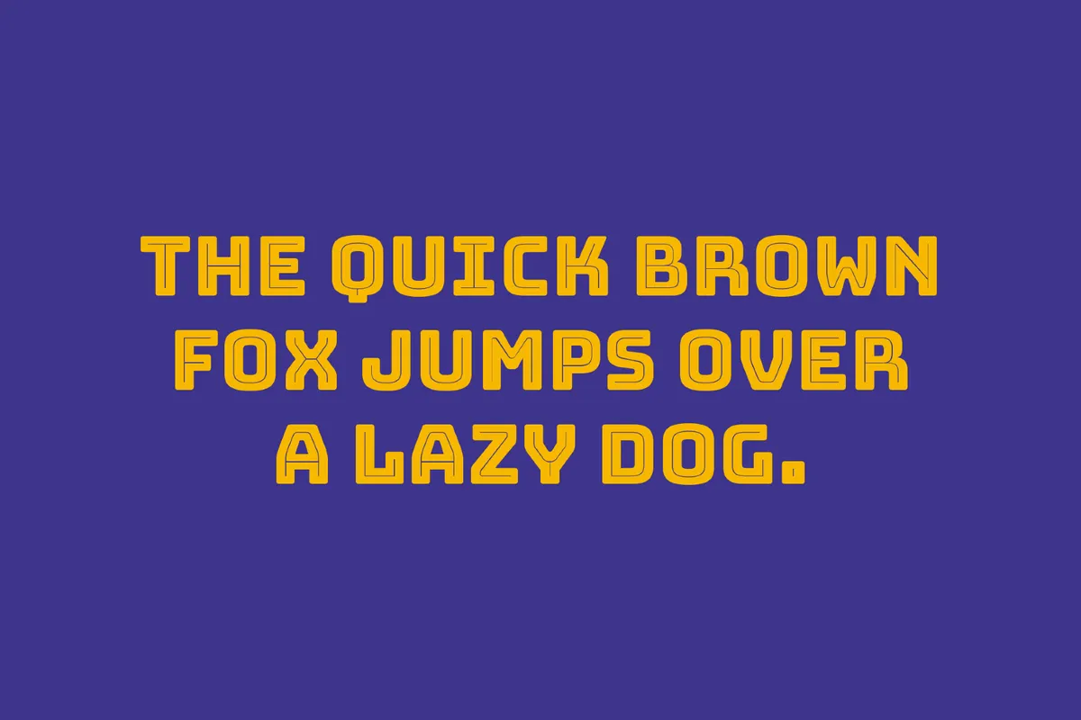 Bungee Inline Font