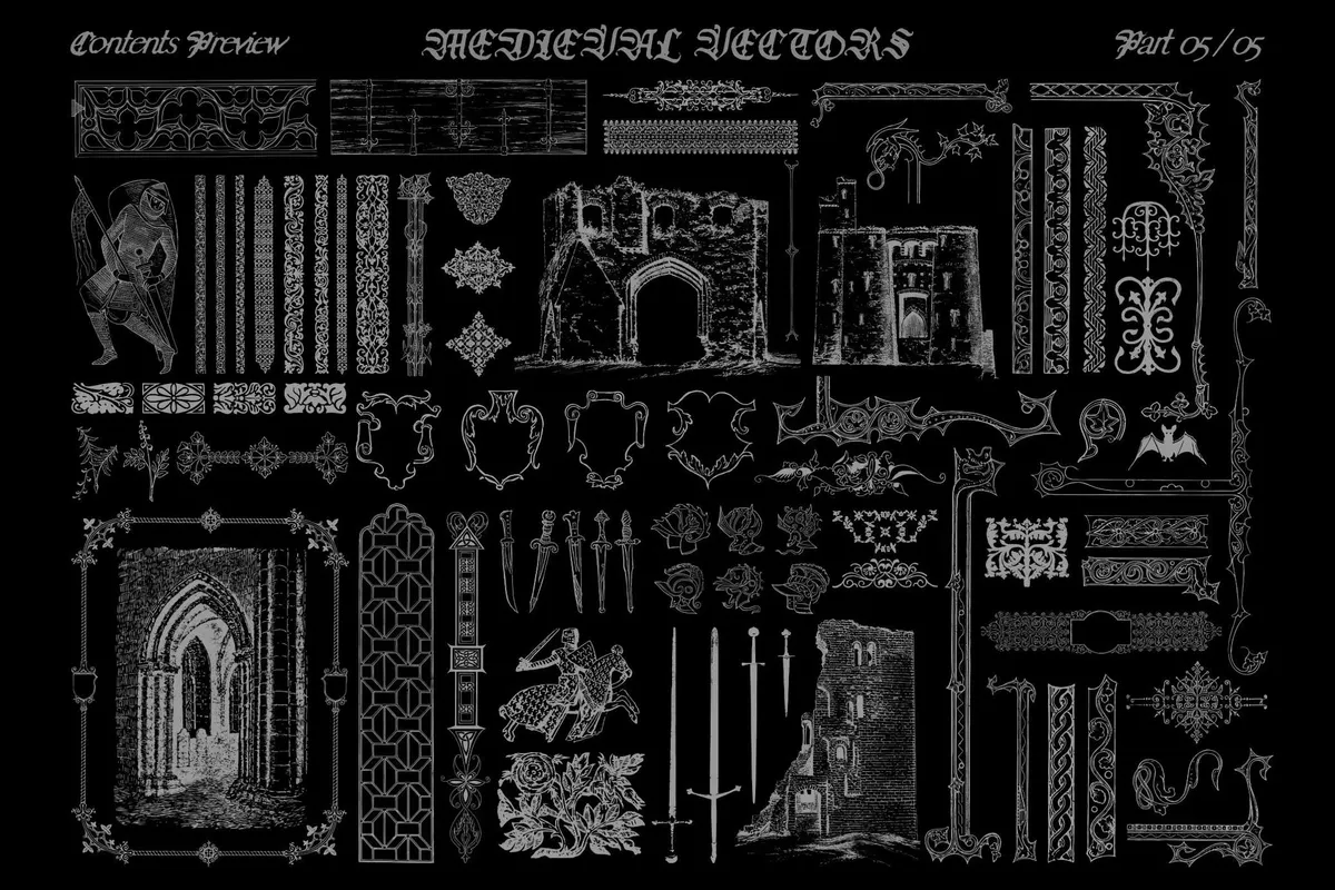 400+ Medieval Vectors