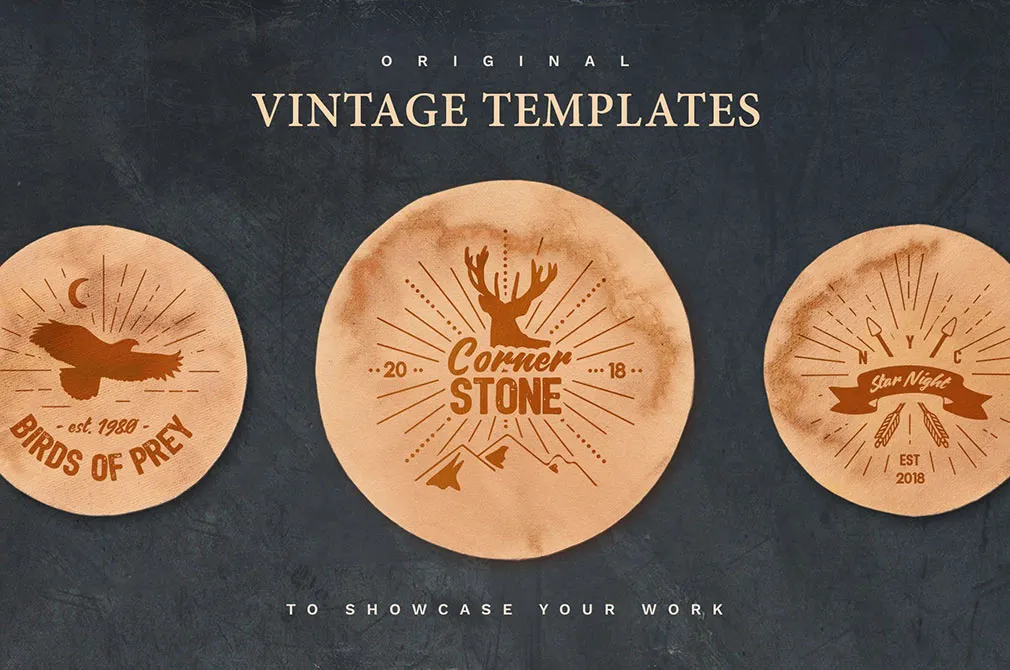 Vintage Paper Mockup Set