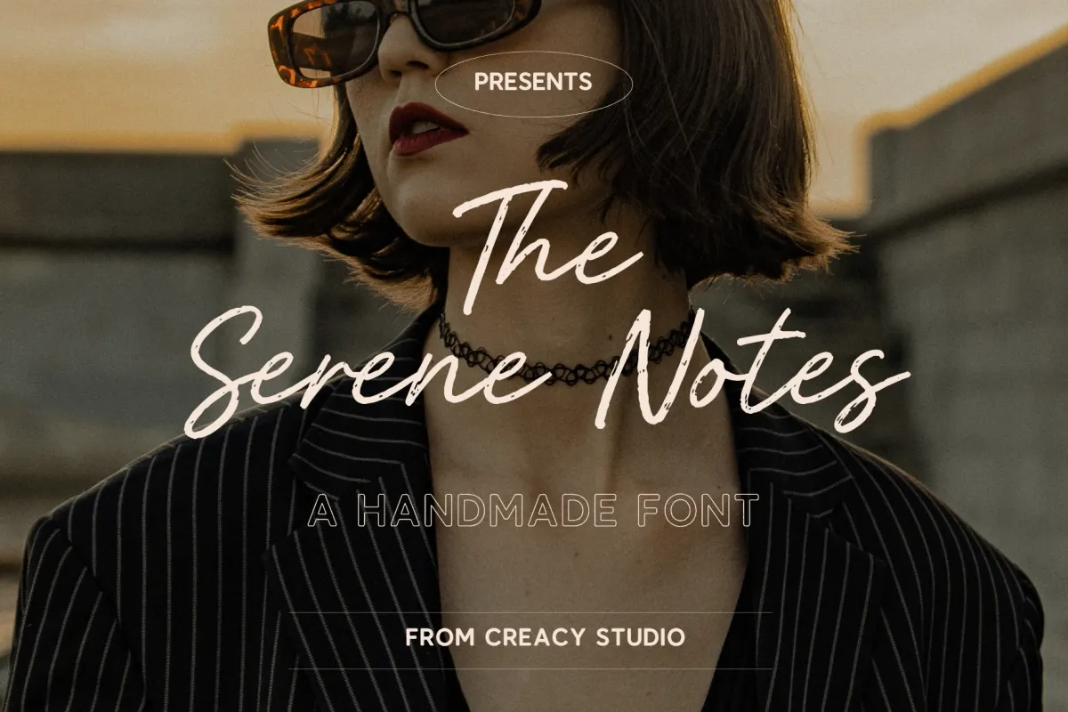 Serene Notes – Handmade Font Duo