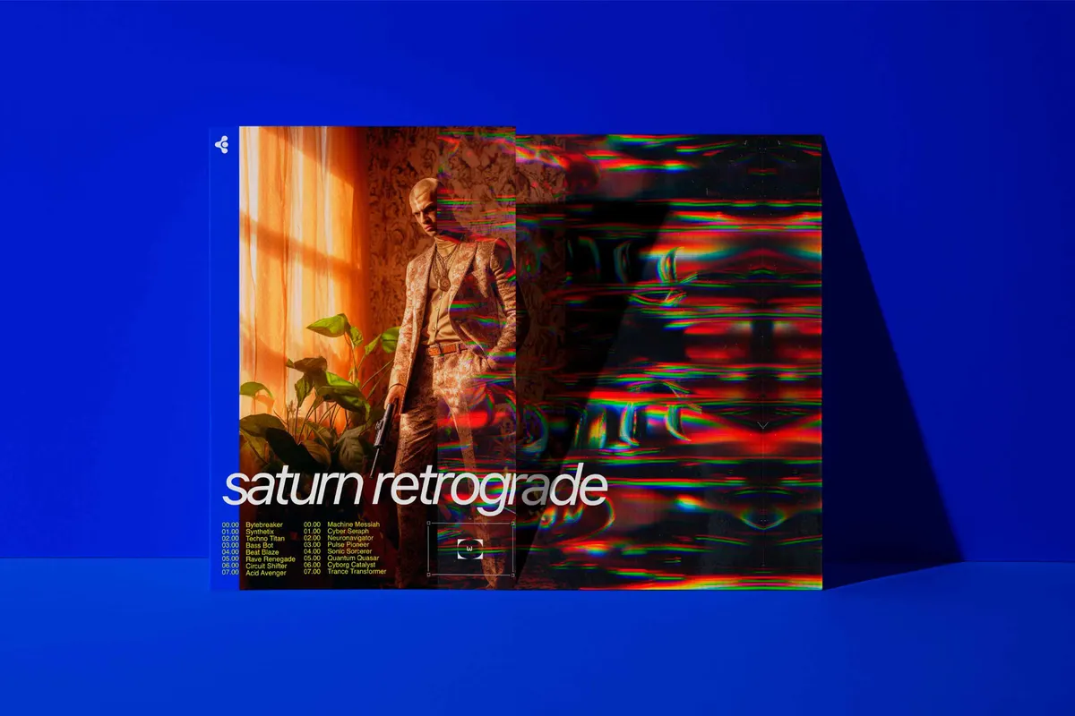 Blurred Glitch Overlay Collection