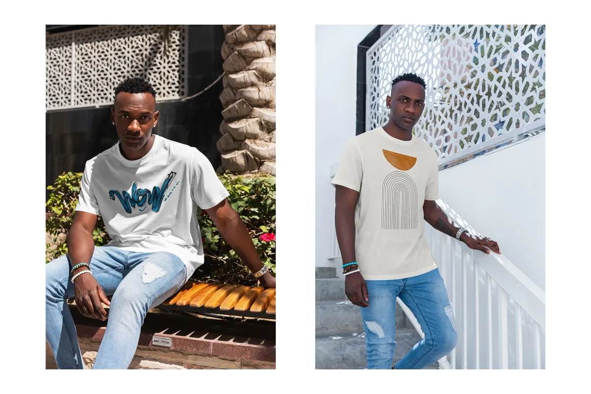 Outdoor T-Shirt Mockup Set
