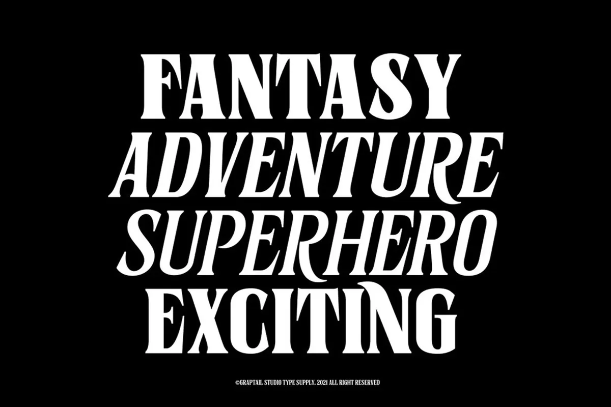 Sernes — Display Font
