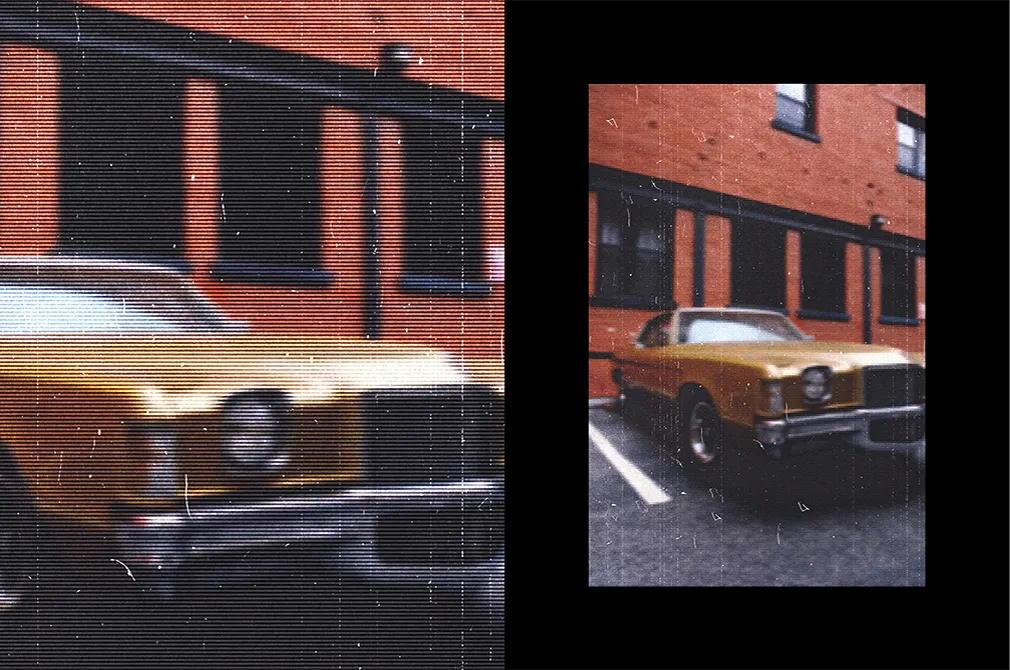 Old Tube TV Photo Effect