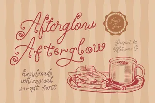 Afterglow - Handwritten Script Font Duo