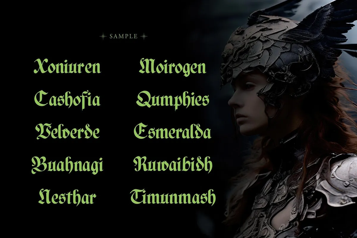 NCL Basefigh —  Rounded Blackletter Font
