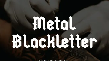 Metal Blackletter Font