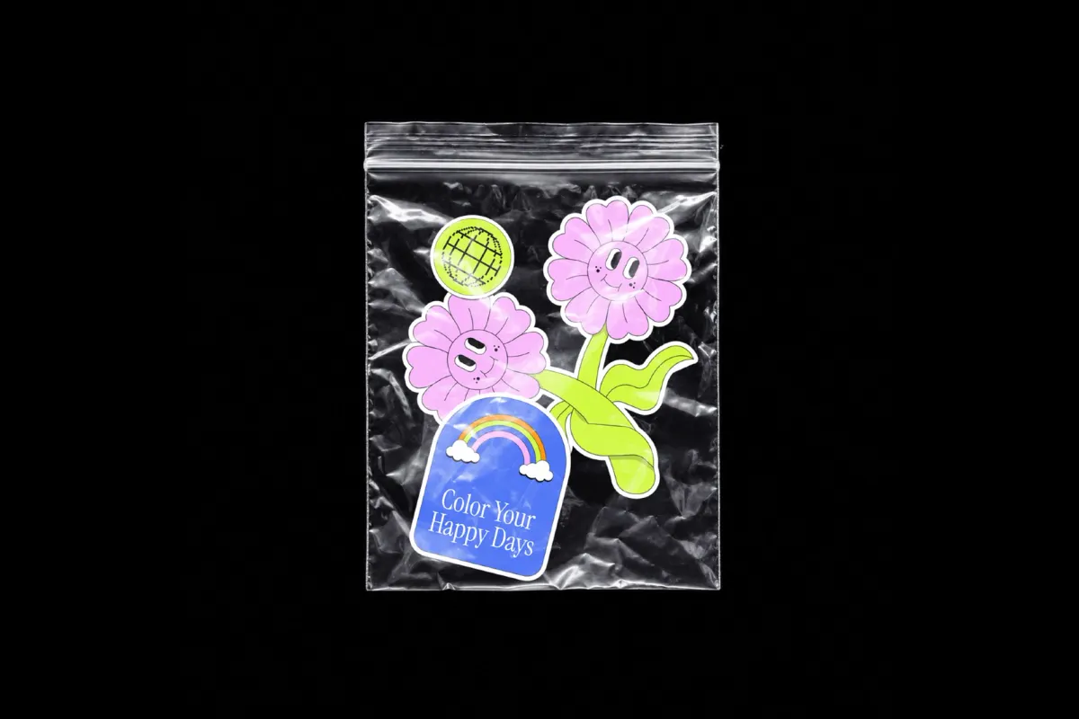 Y2K Aesthetic Sticker Elements