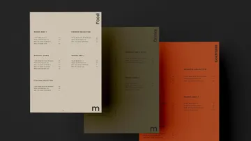 Restaurant Menu Mockups Trio