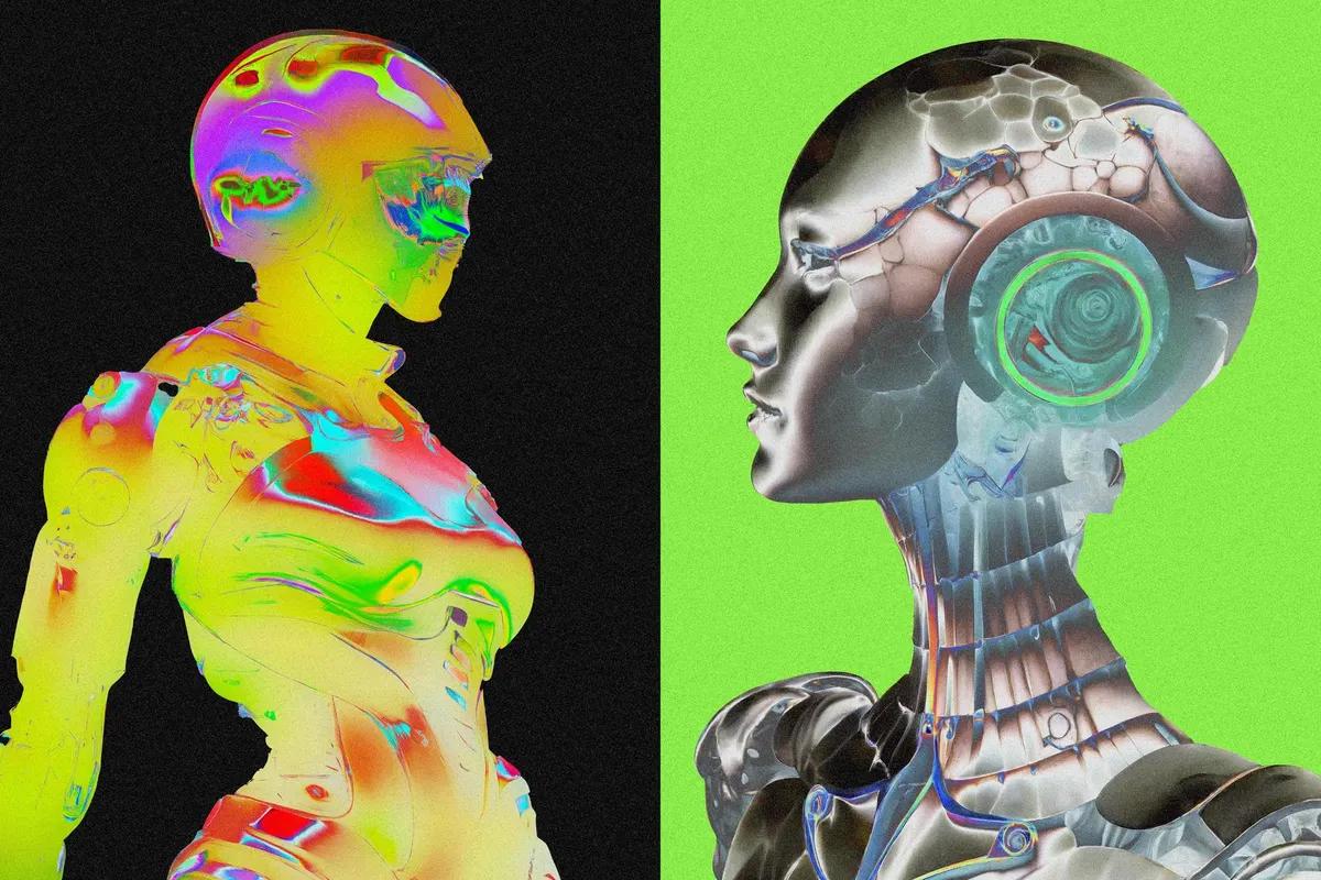Smooth Negative Neon Poster Effect