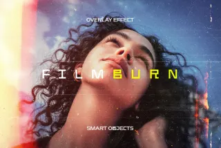 Film Burn Photo Effect