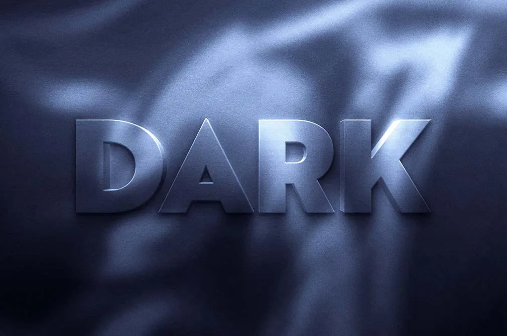 Dark Text Effect