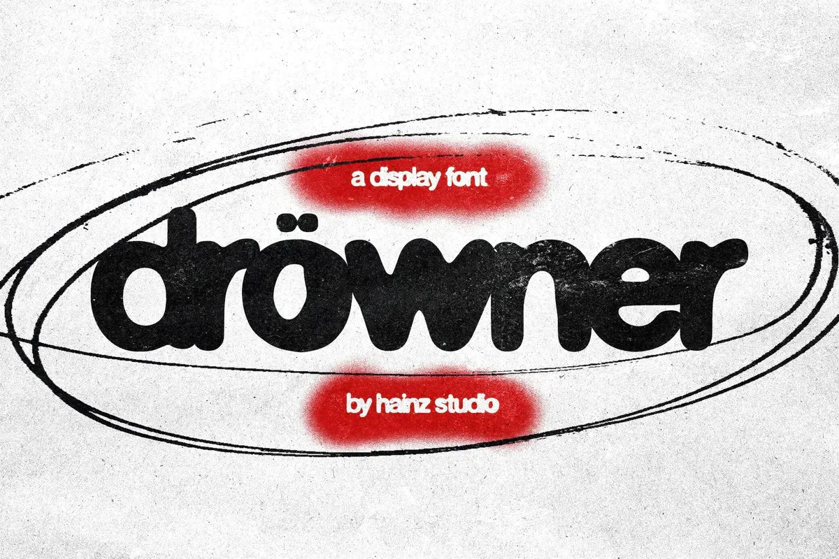 Drowner Display Font