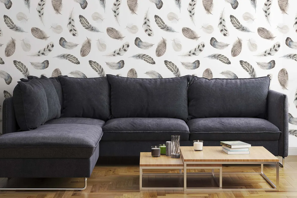 Living Room Wallpaper Mockup Vol.1