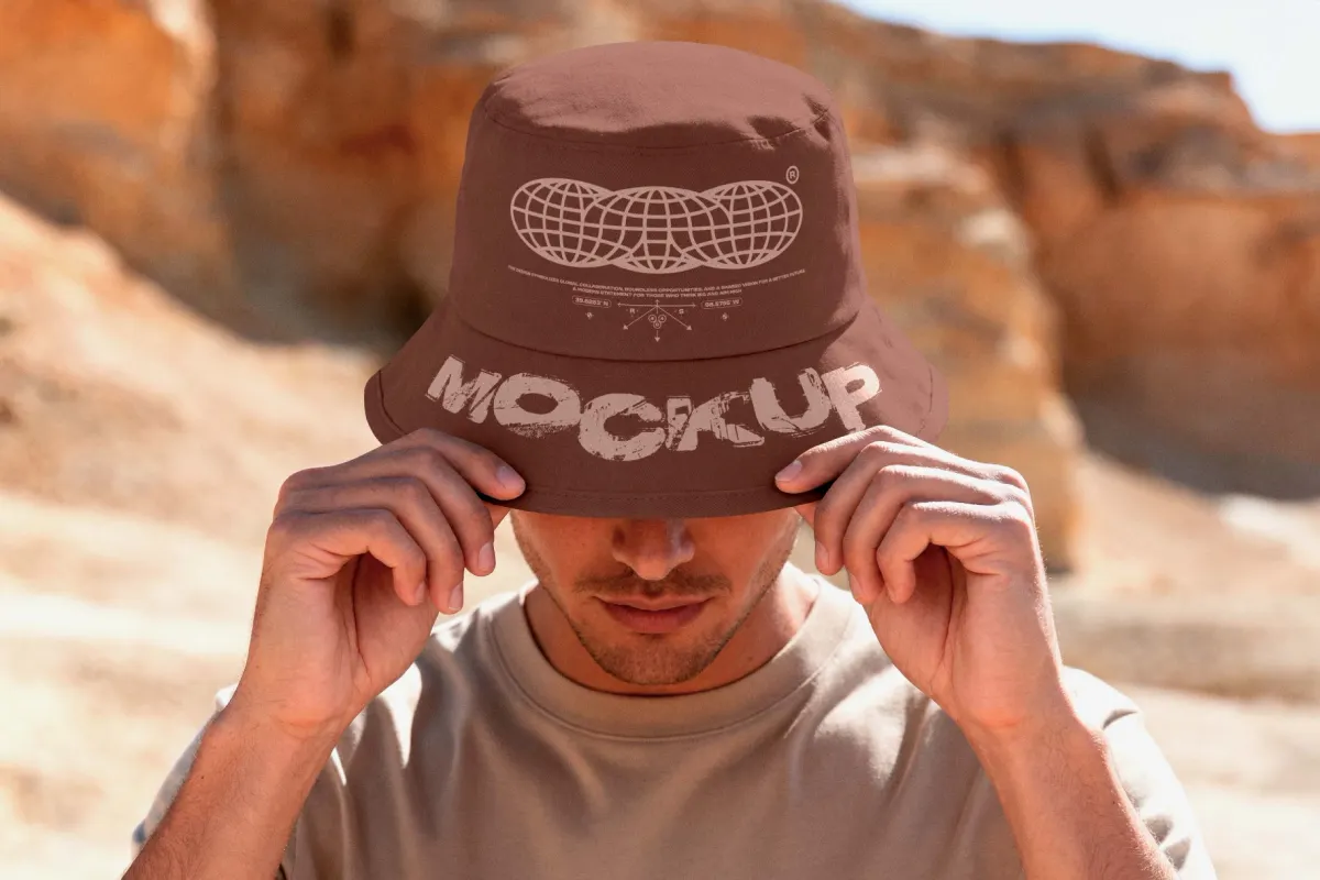 Outdoor Bucket Hat Mockup
