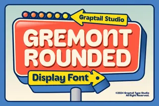 Gremont — Rounded Font