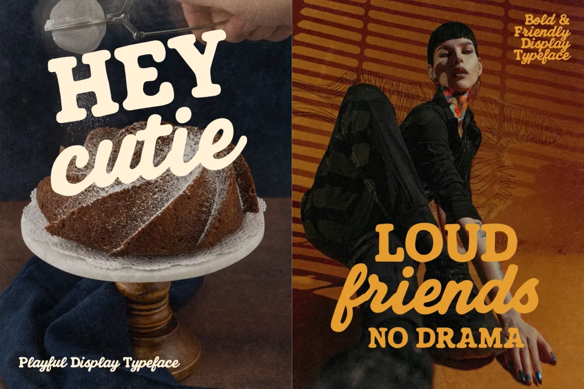 Bold Friends Forever Playful Font