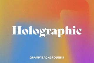 Holographic Grainy Backgrounds