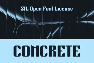Concrete Font