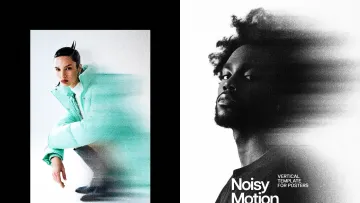 Noisy Blur Poster Photo Effect
